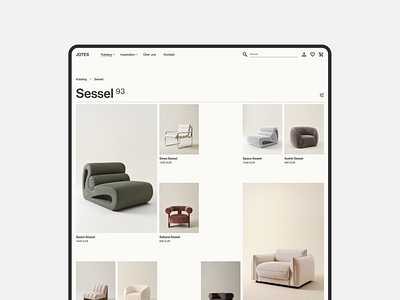 UX/UI Furniture E-Commerce Redesign Concept aesthetic design desktop design desktop website e commerce e commerce website furniture store furniture website minimal design modern design online store design swiss design swiss grid system ui ui design user experience user interface ux ux design web design website redesign