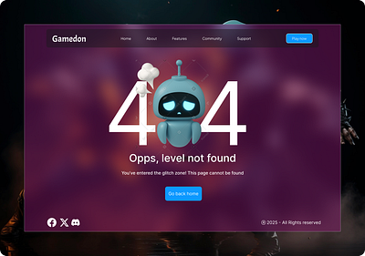 #DailyUI #404page ui