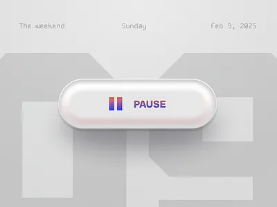 Weekend creative warm-up button type ui web