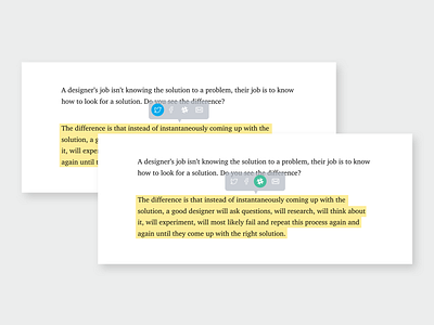 Daily UI 010 - Social Share clean daily ui daily ui 010 design medium minimal slack social social share twitter ui ux