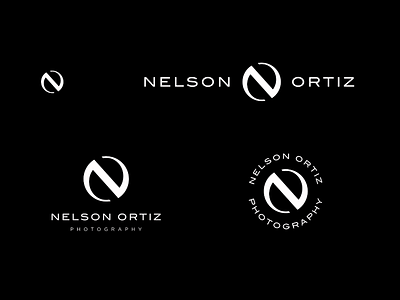 Nelson Ortiz Photography Logo branding logo logo design monogram no