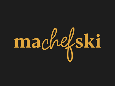 MACHEFSKI-v2 c chef design logo typography