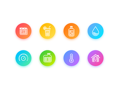 icon date design drink icon illustration temperature ui