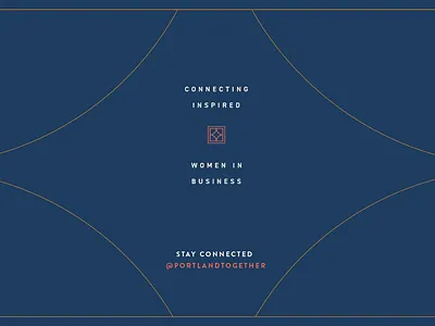 Together Notecard Reverse brand design branding branding design design feminine graphic design identity identity design logo mark typography