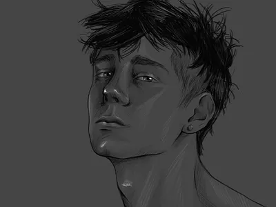 Niceguys character character design guys illustration male monochrome portrait