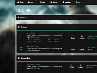 iGame Theme design forum mybb