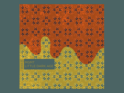 No. 10 MGMT - LITTLE DARK AGE 10x18 geometric pattern patterns