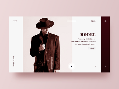MODEL design interface design we design web