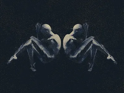 Geminos 3d art android graphic art halftone illustration spiritual