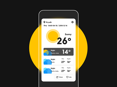 Weather Pop-ups design pop ups ui weather