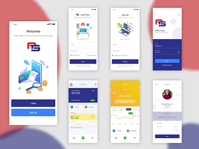 simple wallet apps adobe xd android app android pie android ui branding flat interace interaction design mock up oneplus oneplus 6t ui ui ux web web admin web desgin
