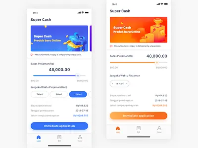 Loan Ui app ui