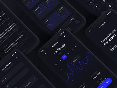 Crypto App #2 app crypto currency dark ui ux wallet