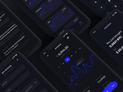 Crypto App #2 app crypto currency dark ui ux wallet