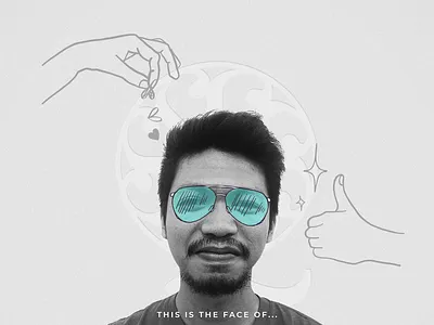 This Is The Face Of... branding designer graphic design illustration portrait
