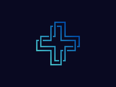 Pharmacy Cross brand branding cross design dribbble gradient graphic graphicdesign identity inspiration inspire logo logodesign logos logotype marks minimal pharmacy symbol trademark
