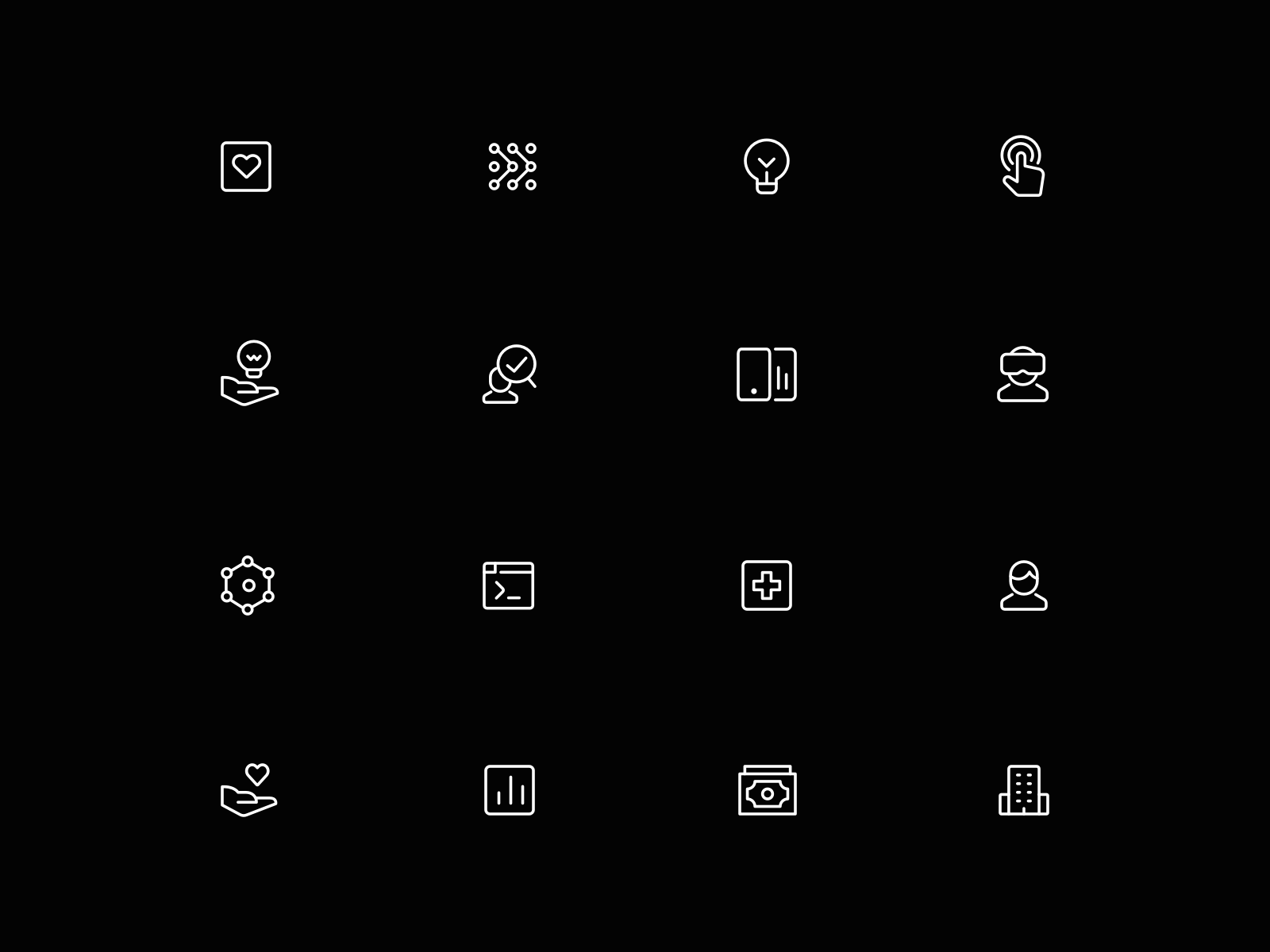Example of Custom Icon Design (10 Icons For $200)