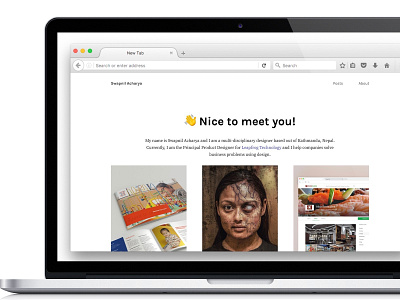 Personal Website design desktop personal website responsive ui uiux vuejs webpage website
