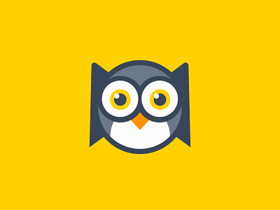 Cute Owl Icon Logo animation app flat icon illustration logo vector