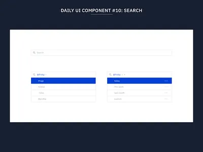 Daily UI Component #10: Search component component library components design system design systems faceted search flat minimal search bar ui uidesign ux web web design