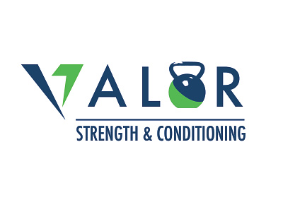 Valor Strength & Conditioning Logo branding conditioning design icon logo strength workout