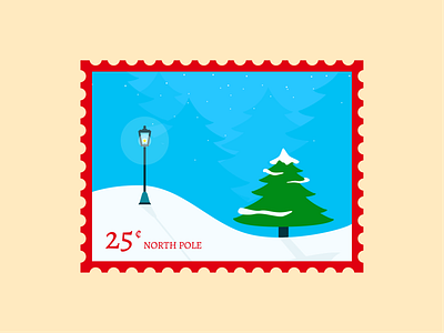 North Pole color design flat illustration illustrator vector