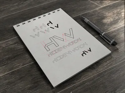 W.I.P HW brandidentity branding hiddenwords hiddenwordslogo hiddey hihiddey logodesigns sayhihiddey