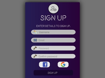 Daily UI challenge #1: Sign Up page as modal branding dailyui design illustr ux web
