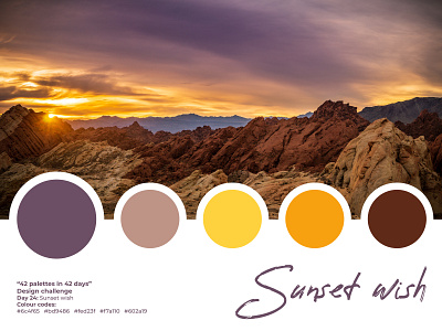 Design Challenge - 42 palettes in 42 days | Day 24 42 42 days 42 palettes 42 palettes in 42 days adobe illustrator cc brown color color palette colour palette complimentary daily challenge design challenge designchallenge dribbble design challenge free resource orange purple yellow