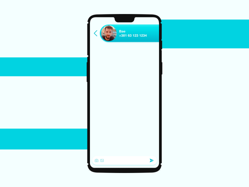 Daily UI 013 - Direct Messaging - Animated Version app app design chat daily 100 daily ui daily ui 013 daily ui challenge dailyui direct messaging messaging app mobile design ui design