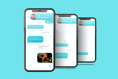 Daily UI 013 - Direct Messaging chat chat bot daily 100 daily 100 challenge daily 100 ui daily ui daily ui 013 daily ui challenge direct messaging message messaging app ui ux ui design