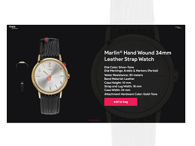 Wrist Watch Shopping Page Design Concept adobe animation app design branding corporate identity design flat icon identity illustration illustrator lettering logo mobile page product type typography vector web