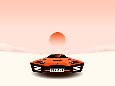 Rebels canada desert flying car future illustration kern rebel sunset this waterloo