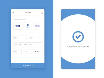 Checkout Page app buy clean design dribbble mobile typography ui user experience ux