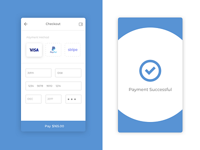 Checkout Page app buy clean design dribbble mobile typography ui user experience ux