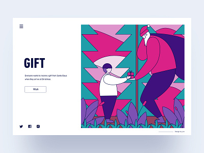 Merry Christmas china colorful fashion illustration jon jondesigner merry christmas ui ux