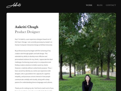 Portfolio Redesign design designer nature photograhy portfolio typography ui user center design ux