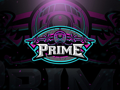 Prime Esport Logo air plane badge esport fortnite gamer gaming jet logo logogame prime pubg purple rgb sport sportlogo team