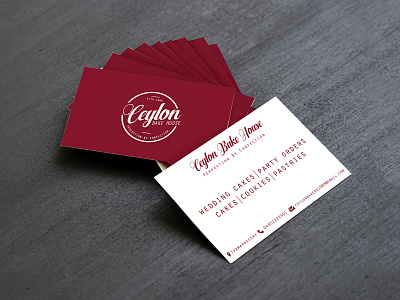 Visiting Card bakery branding buisness buisness card illustrator logo restaurant visiting card