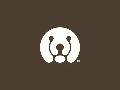 Geometric dog ! abstract animal brand branding dog geometric icon illustration logo logo design logodesign mark negative space pet symbol type