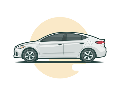 Hyundai auto car design hyundai illustration logo minimal modern sport vector white