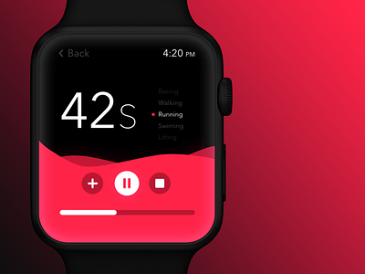 Countdown Timer — DailyUI 100 day challenge adobde xd countdown dailyui iwatch timer uidesign