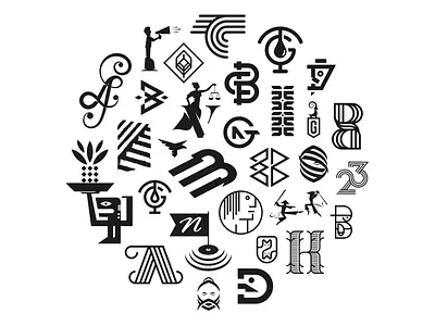 Logo Marks Collection 2018 design graphic icon illustrator logo mark monogram symbol typography vector