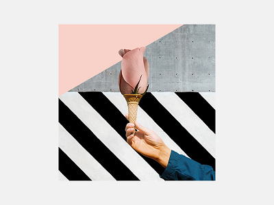 Ice cream is always an option. adobe photoshop cc blackandwhite color palle colors design design art digitaldesign flower logo graphic design hand icecream madewithunsplash photoshop pink poster silence unsplash