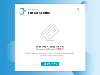 Top Up Credits credit dashboad dashboard design dashboard ui design graphics mockup photoshop sms sms balance topup typography ui ui design ux web