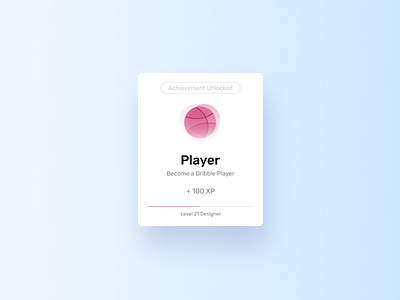 First Shot - Achievement Unlocked design figma flat illustration notifications ui