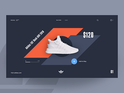 Adidas EQT adidas graphicdesign modern productdesign productpage uidesign uxdesign webdesign