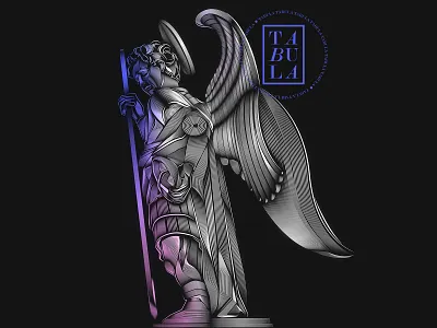 St. Michael Statue art artist artwork croatia design digital illustration illustrator painting statue vector art