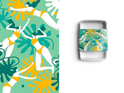 LIVELY LIFE design fun girl illustration