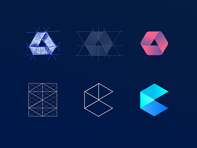 Contour Logo Steps brand branding design dribbble icon logo process steps ui © token0x